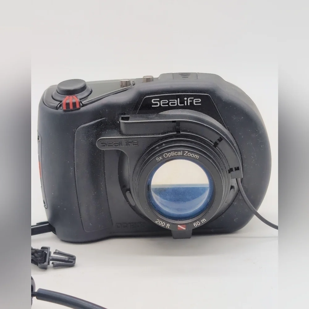 Sealife DC1200 5x Optical Zoom Black Underwater Camera Housing
